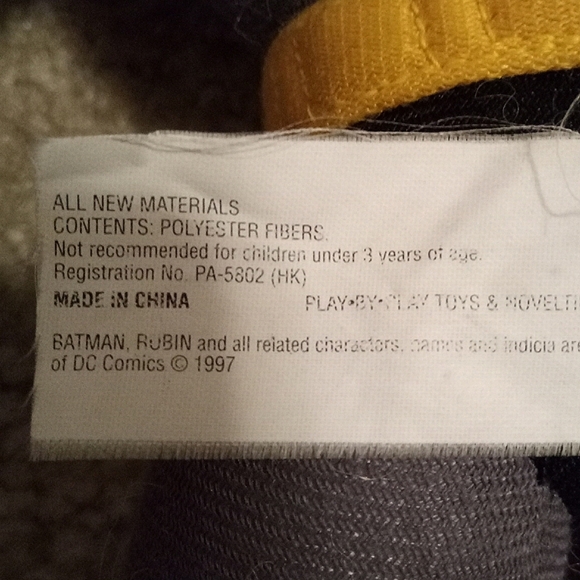 Vintage Batman stuffed doll - Picture 2 of 6